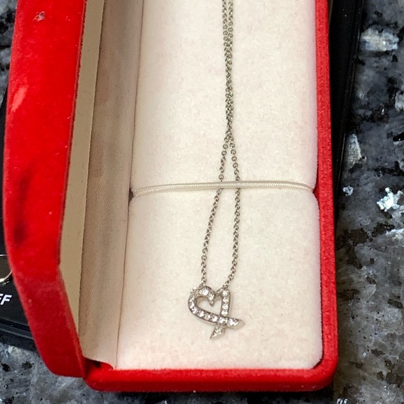 tiffany & co necklace plat